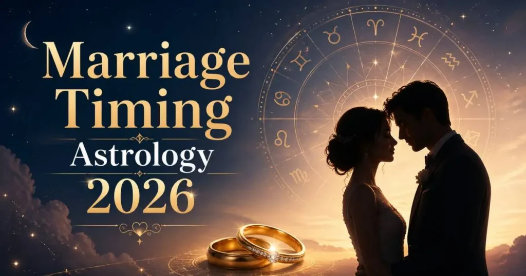 Marriage Timing Astrology 2026